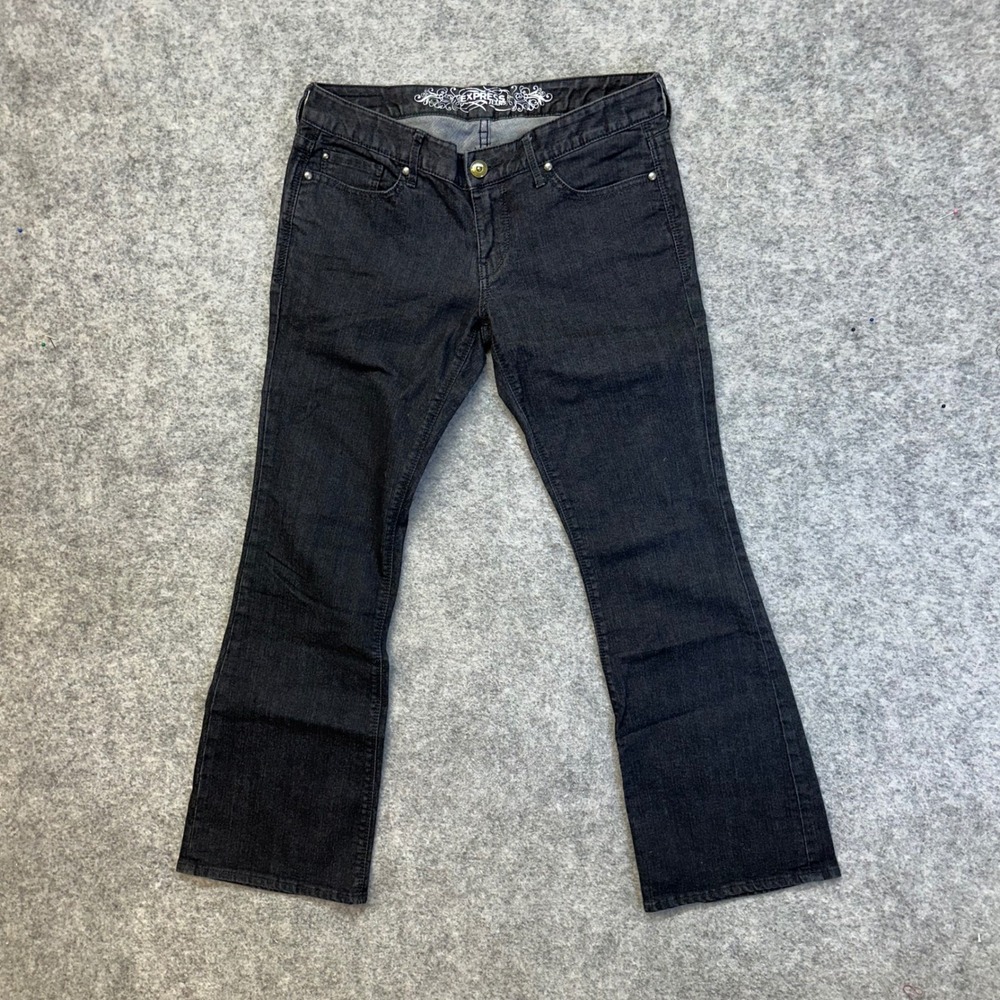 Express Stella Bootcut Jeans Women's Size‎ 6S Black Low Rise Stretch